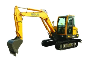SDLG E660FL Compact Excavator, product view 02