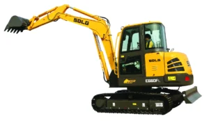 SDLG E660FL Compact Excavator, product view 06