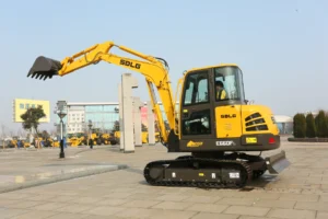 SDLG E660FL Compact Excavator, product view 07
