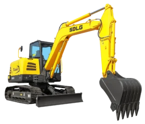 SDLG E660H Compact Excavator, product view 03