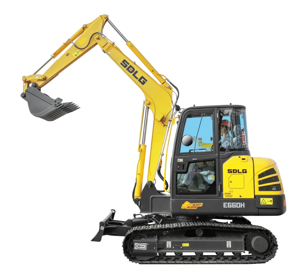SDLG E660H Compact Excavator, product view 04