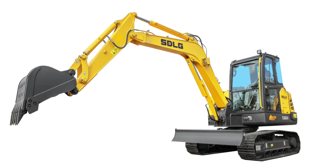 SDLG E660H Compact Excavator, product view 06